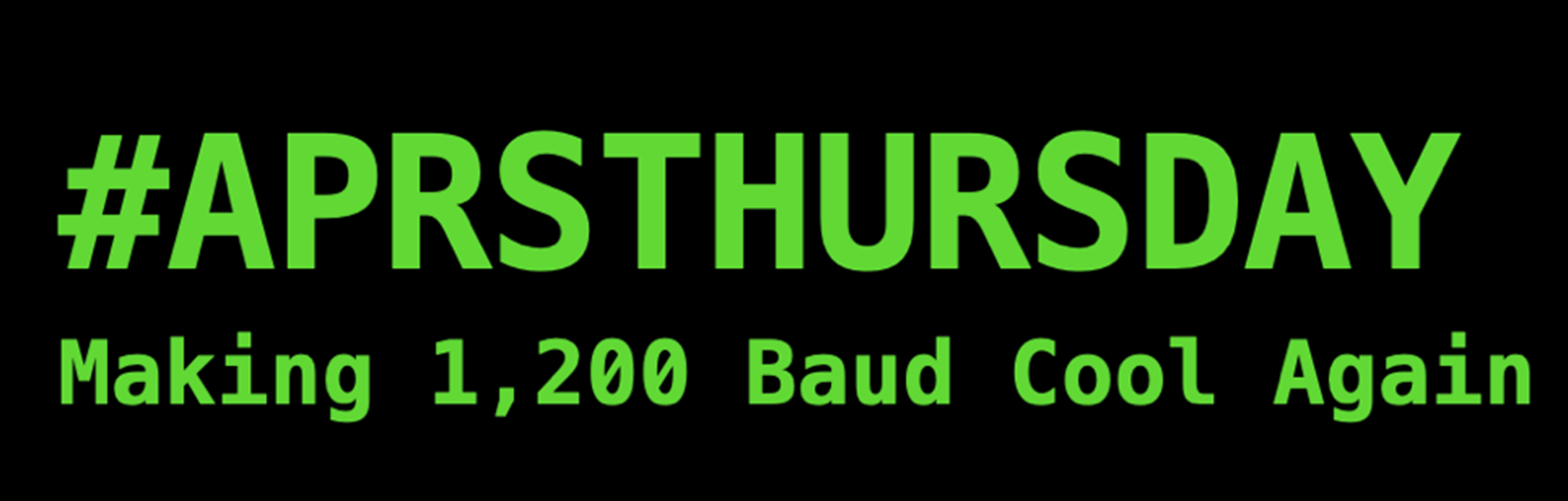 #APRSTHURSDAY logo banner