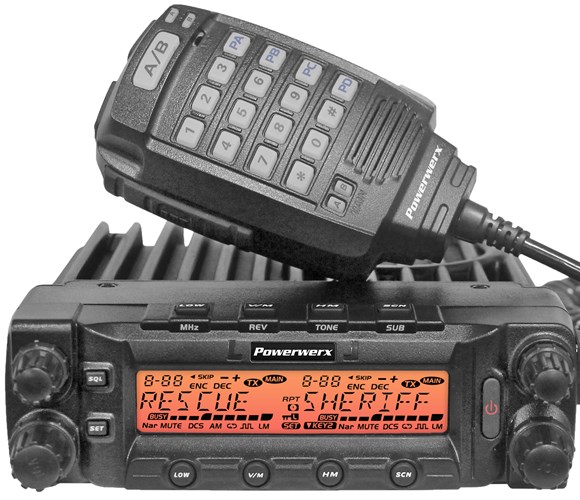 Powerwerx DB-750X dual-band commercial mobile radio