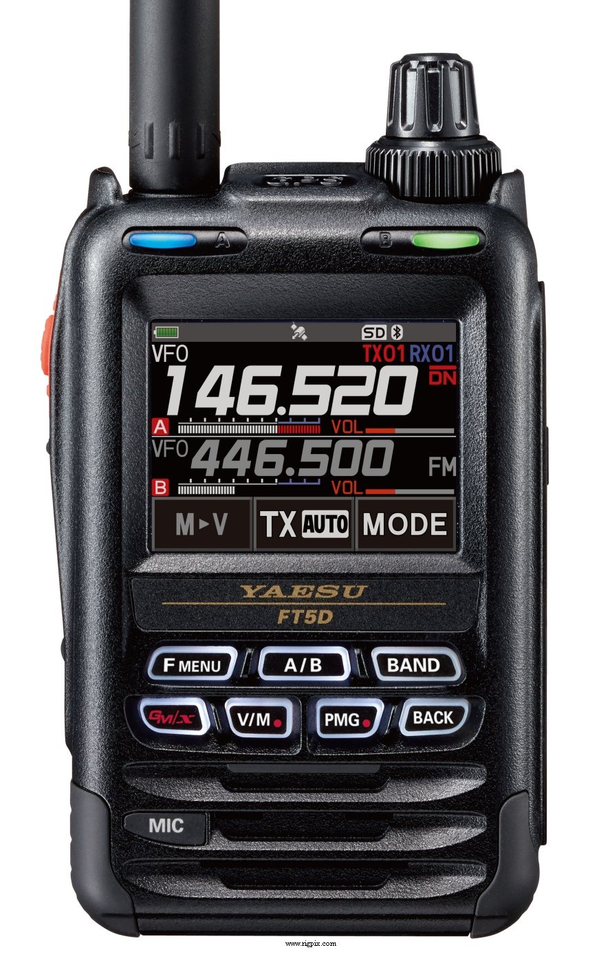 Yaesu FT-5DR dual-band handheld transceiver